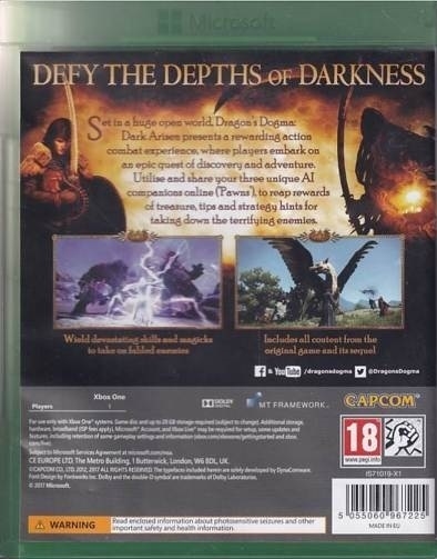 Dragons Dogma - Dark Arisen  - Xbox One Spil (A-Grade) (Genbrug)